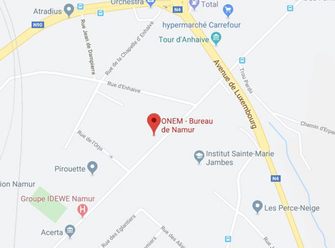 Photo de la localisation sur Google Maps